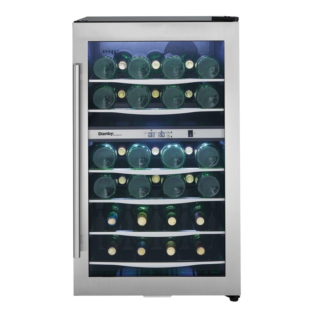 Shop Danby Designer 38 Bottle Wine Cooler Free Shipping Today