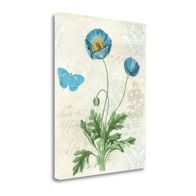 "Booked Blue IV" By Katie Pertiet, Fine Art Giclee Print on Gallery Wrap Canvas, Ready to Hang