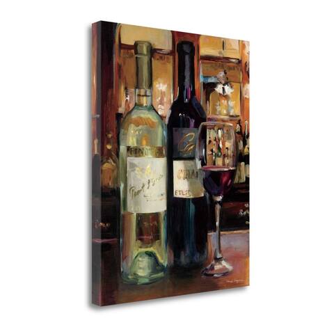 "A Reflection Of Wine II" By Marilyn Hageman, Giclee on Gallery Wrap Canvas