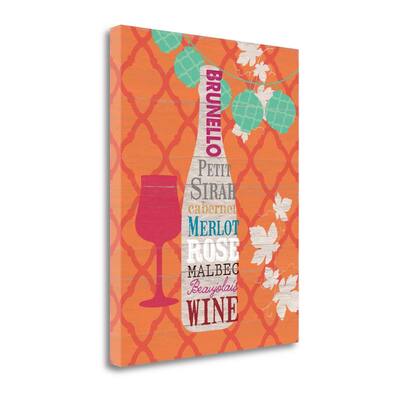 "Summer Wine Celebration I" By Studio Bella, Giclee Print on Gallery Wrap Canvas