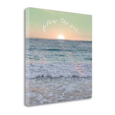 "Sunrise Dock Inspiration" By Sue Schlabach, Giclee Print on Gallery Wrap Canvas