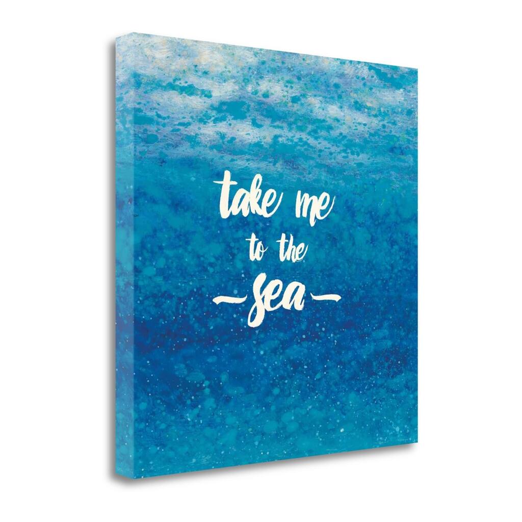 "Underwater Quotes I" By James Wiens, Fine Art Giclee Print on Gallery Wrap Canvas, Ready to Hang