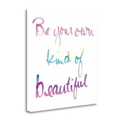 "Miami Beautiful White Sq" By Mike Schick, Giclee Print on Gallery Wrap Canvas