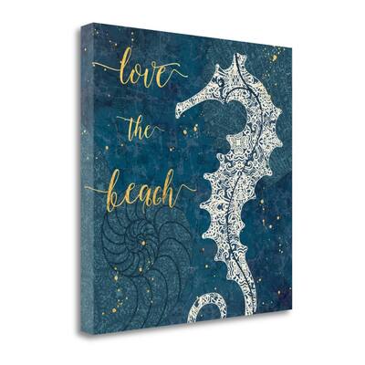 "Coastal Lace VII" By Jess Aiken, Fine Art Giclee Print on Gallery Wrap Canvas, Ready to Hang