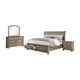 preview thumbnail 7 of 9, Carbon Loft Nahkohe 3-piece Bed with Nightstand and Dresser Set
