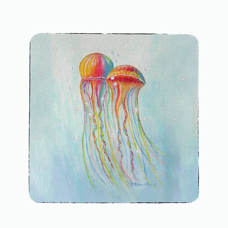 Colorful Jellyfish Coaster Set of 4