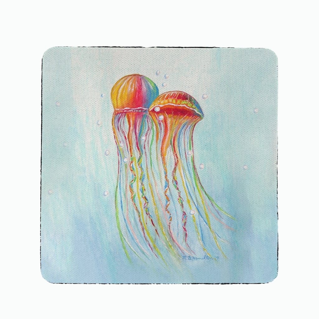 Colorful Jellyfish Coaster Set of 4