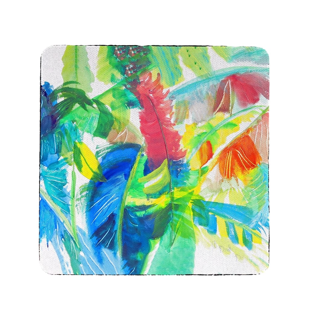 Abstract Palms Coaster Set of 4