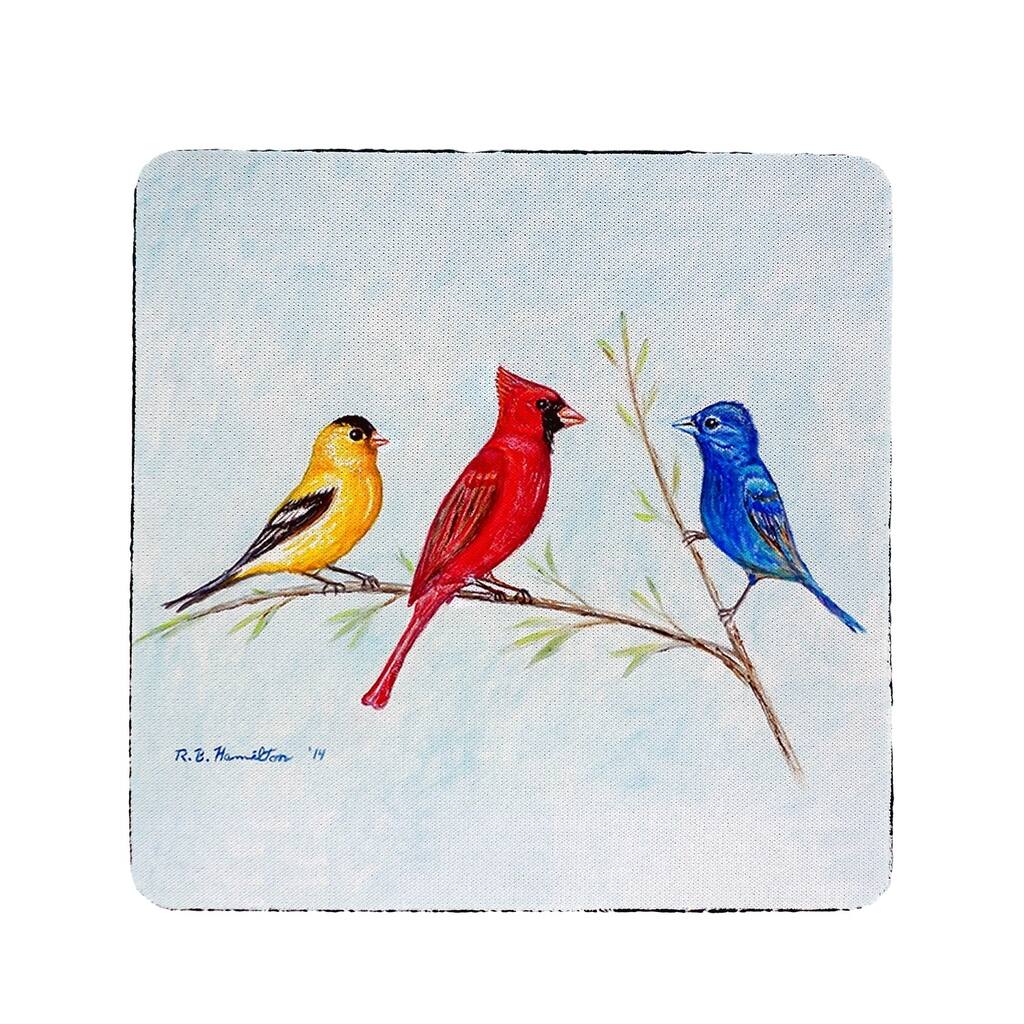 Three Birds Coaster Set of 4