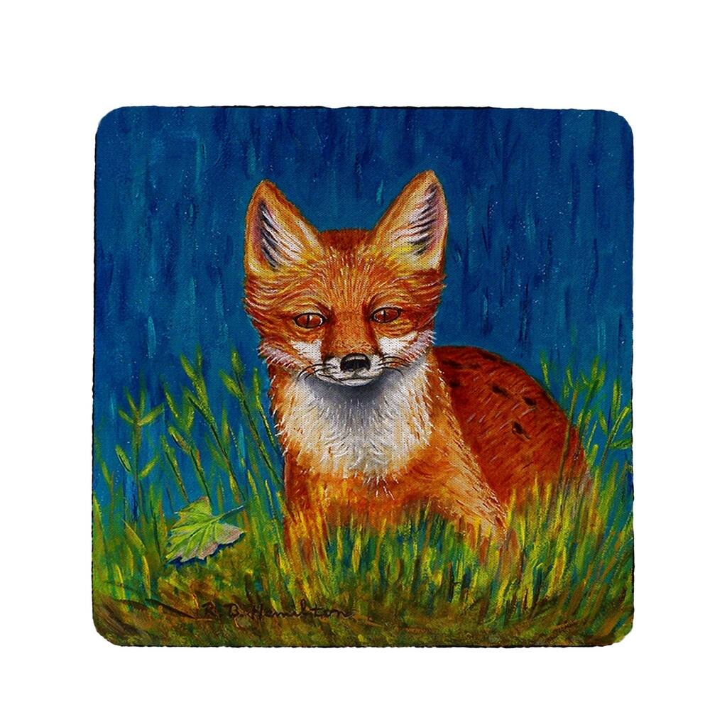 Red Fox Coaster Set of 4