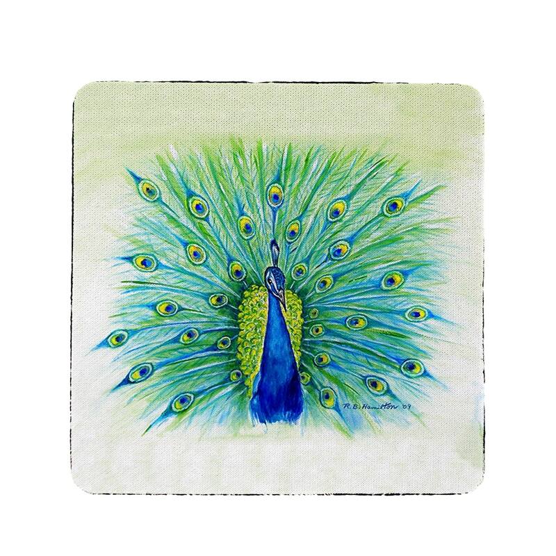 Peacock Coaster Set of 4