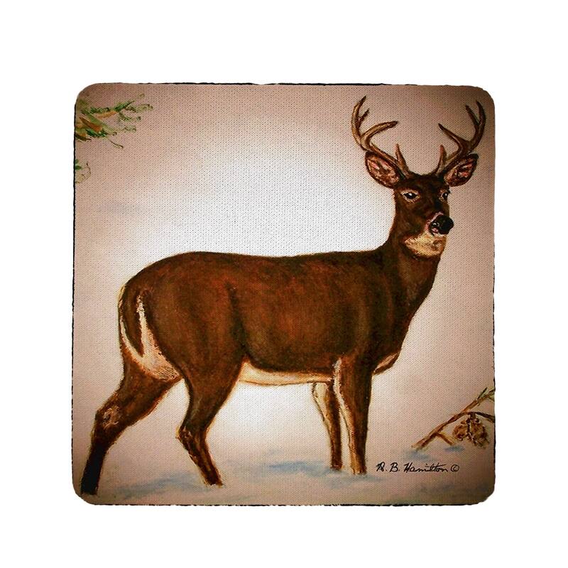 Deer in Snow Coaster Set of 4