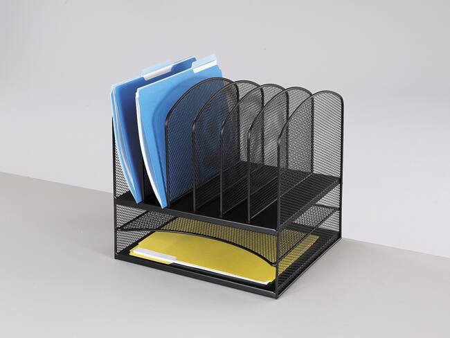 Safco Mesh 8-section Desk Organizer