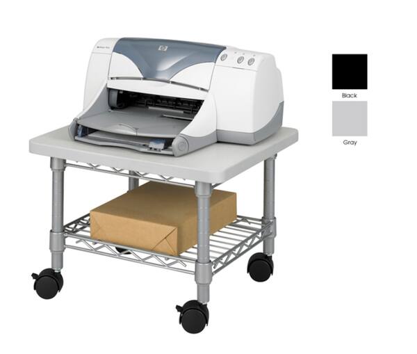 Shop Safco Under Desk Printer Fax Steel Frame Laminate Top Stand