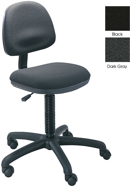 Safco Precision Desk Height Drafting Stool (Black Metal)