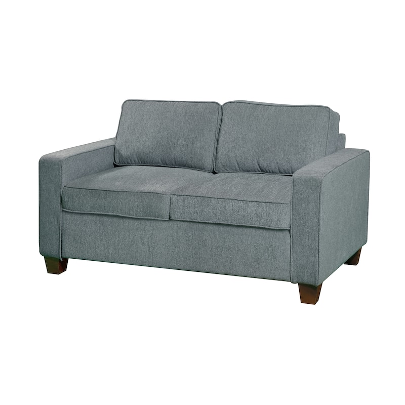 Cityscape Grey Casual Modern Upholstered Loveseat
