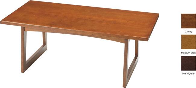 Safco Urbane Series Solid-wood Reception Table with Radius Edges