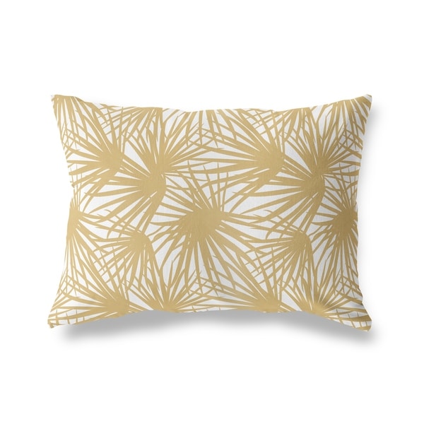 gold lumbar pillow