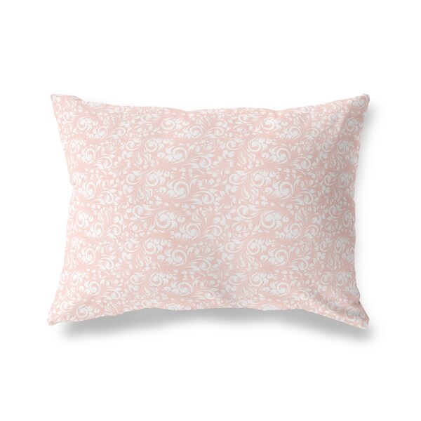 PLUMERIA BLUSH Lumbar Pillow By Kavka Designs