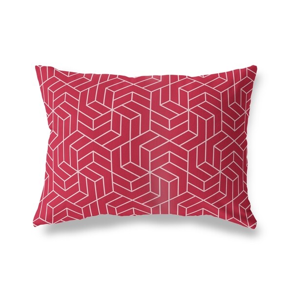 TITAN RED Lumbar Pillow By Kavka Designs