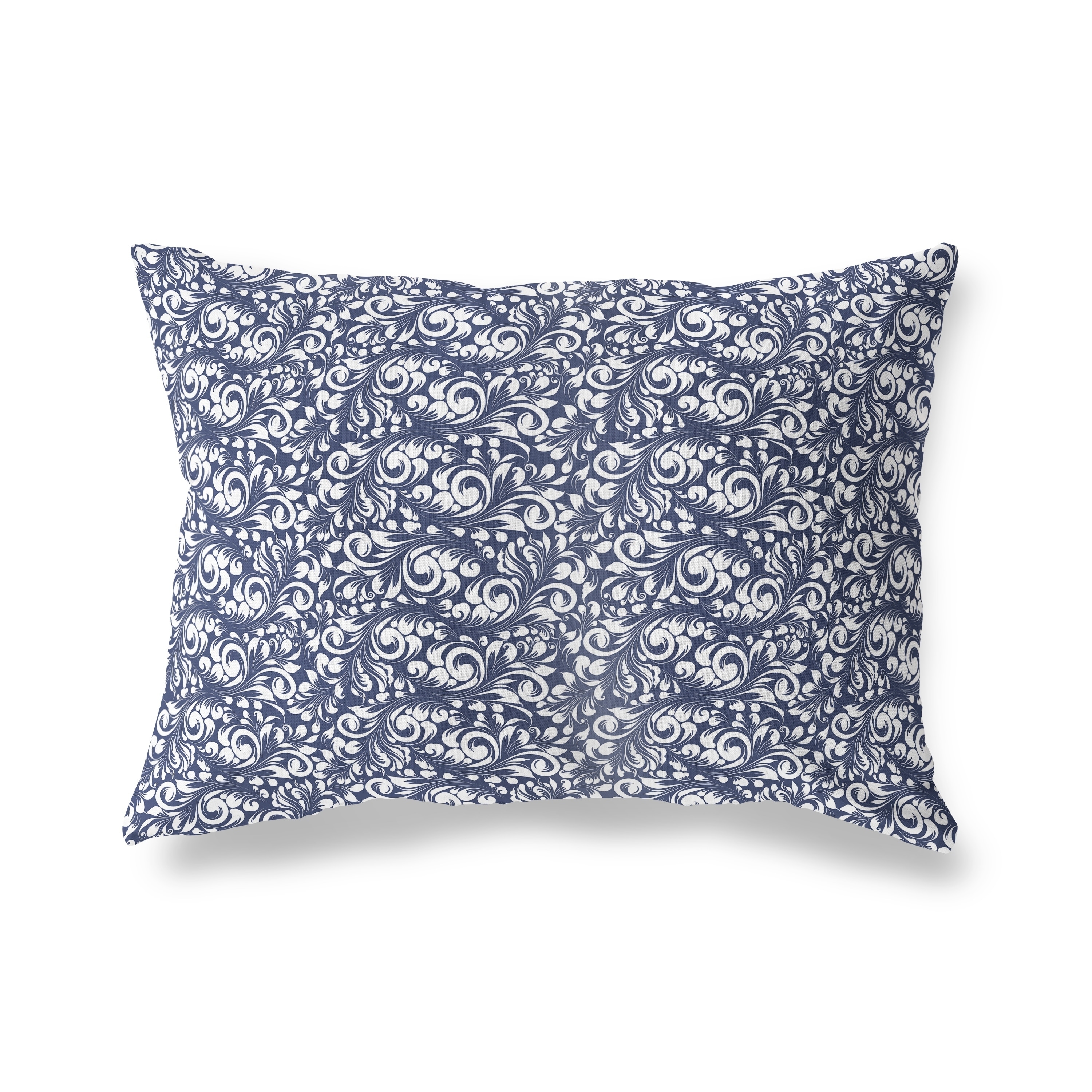 PLUMERIA NAVY Lumbar Pillow By Kava Designs Bed Bath & Beyond 28256303
