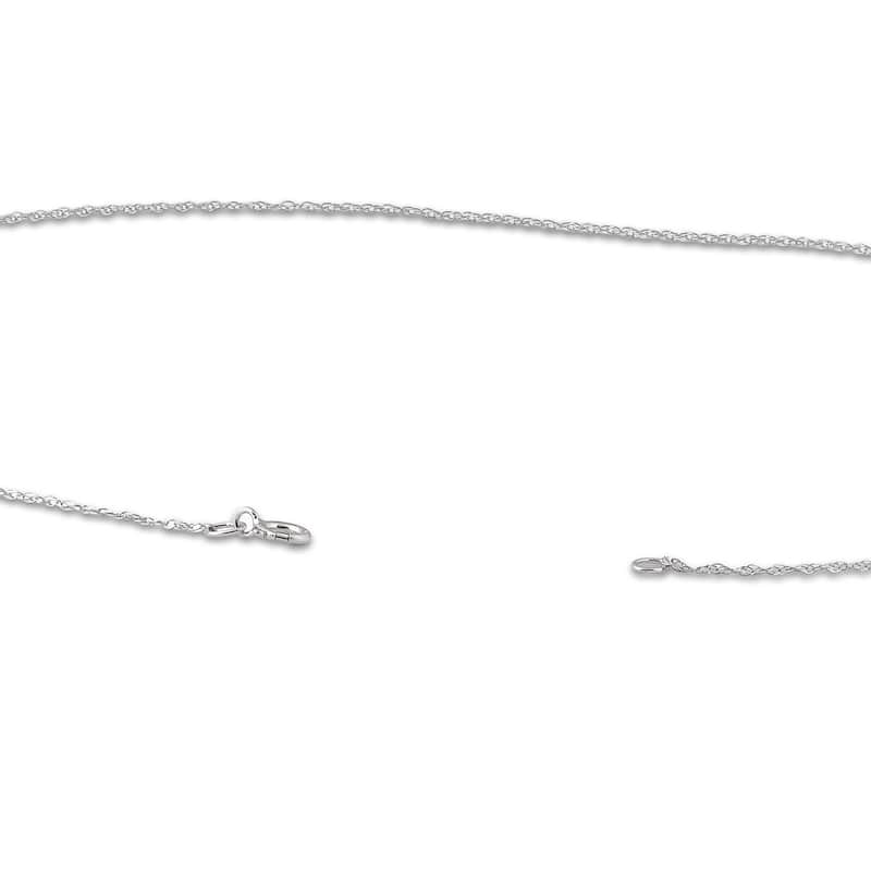 3/4ct Diamond Round Solitaire Pendant White Gold Lab Grown