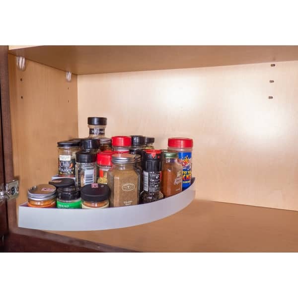 Shop Non Slip 3 Tier Spice Rack Step Corner Shelf Organizer For