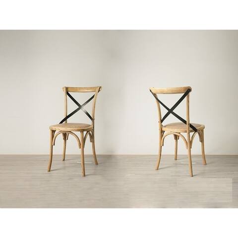 Noe French Style Ratten Dining Chair (Set of 2)