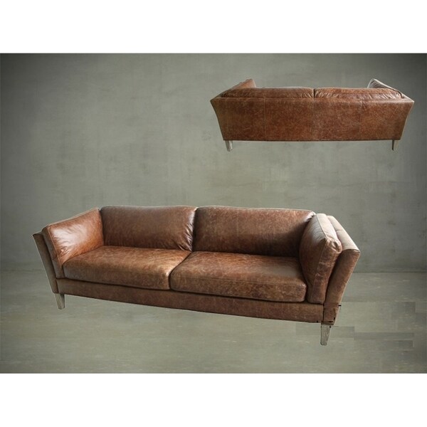 Strick Bolton Wilson Brown Leather Sofa Bed Bath Beyond