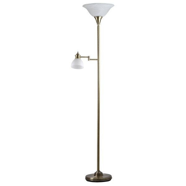 floor lamp with reading arm