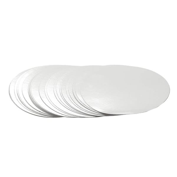Juvale 25 Pack Round Aluminum Pan With Lids For Baking, Disposable