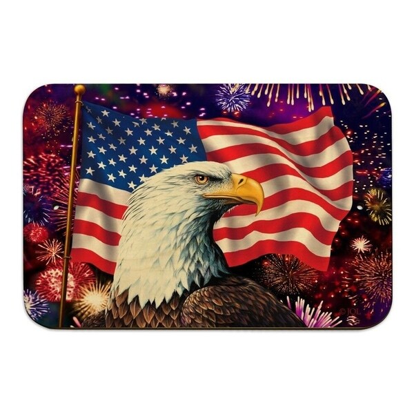 Eagle American Flag Doormat Eagle Patriotic Mat 4th Of July American Home Decor 