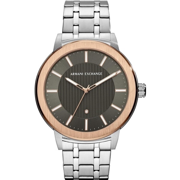 armani exchange men's stainless steel watch