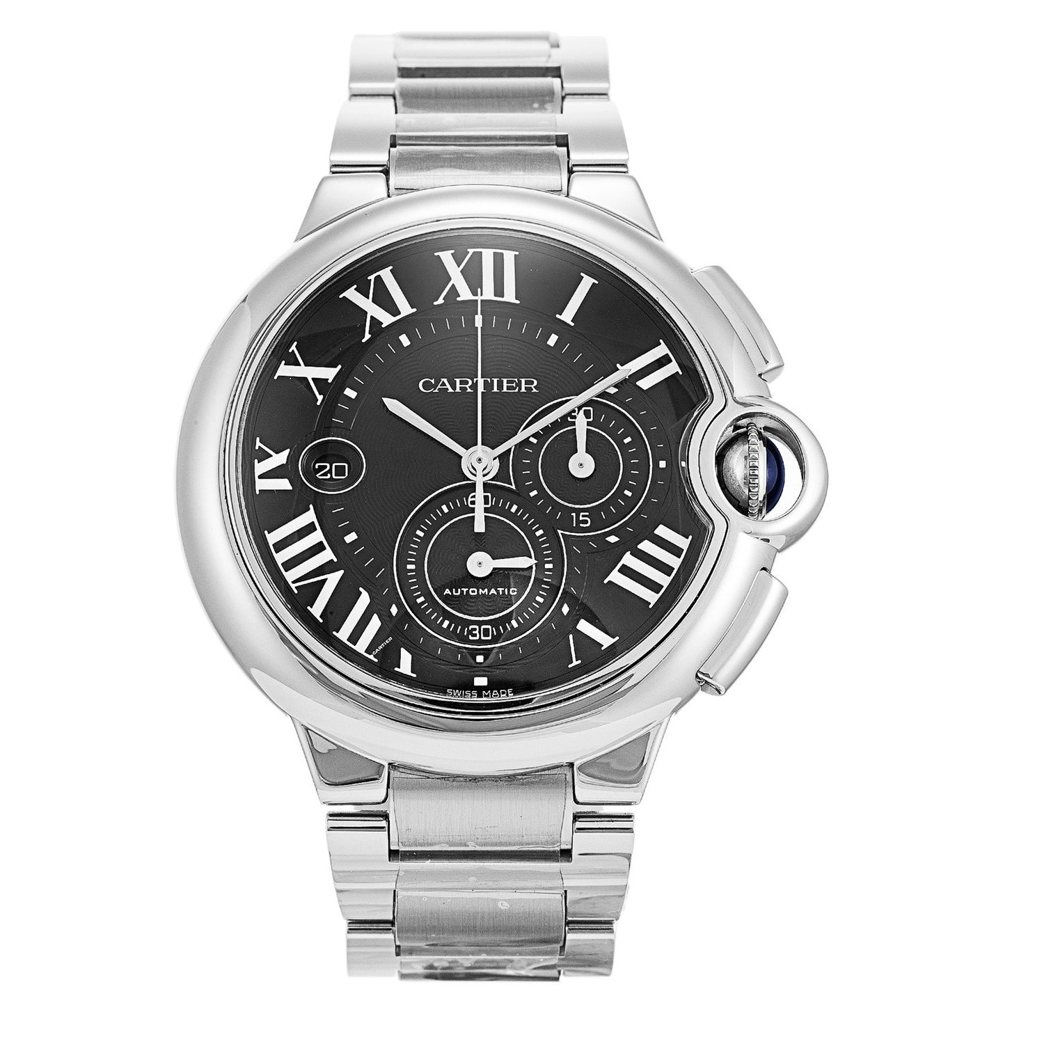 cartier mens watch chronograph