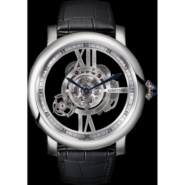 silver cartier watch mens