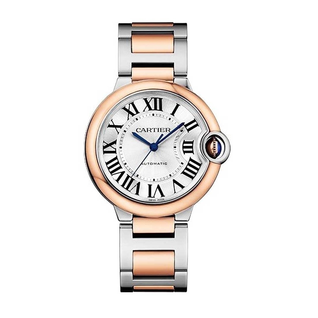 cartier ballon bleu two tone ladies