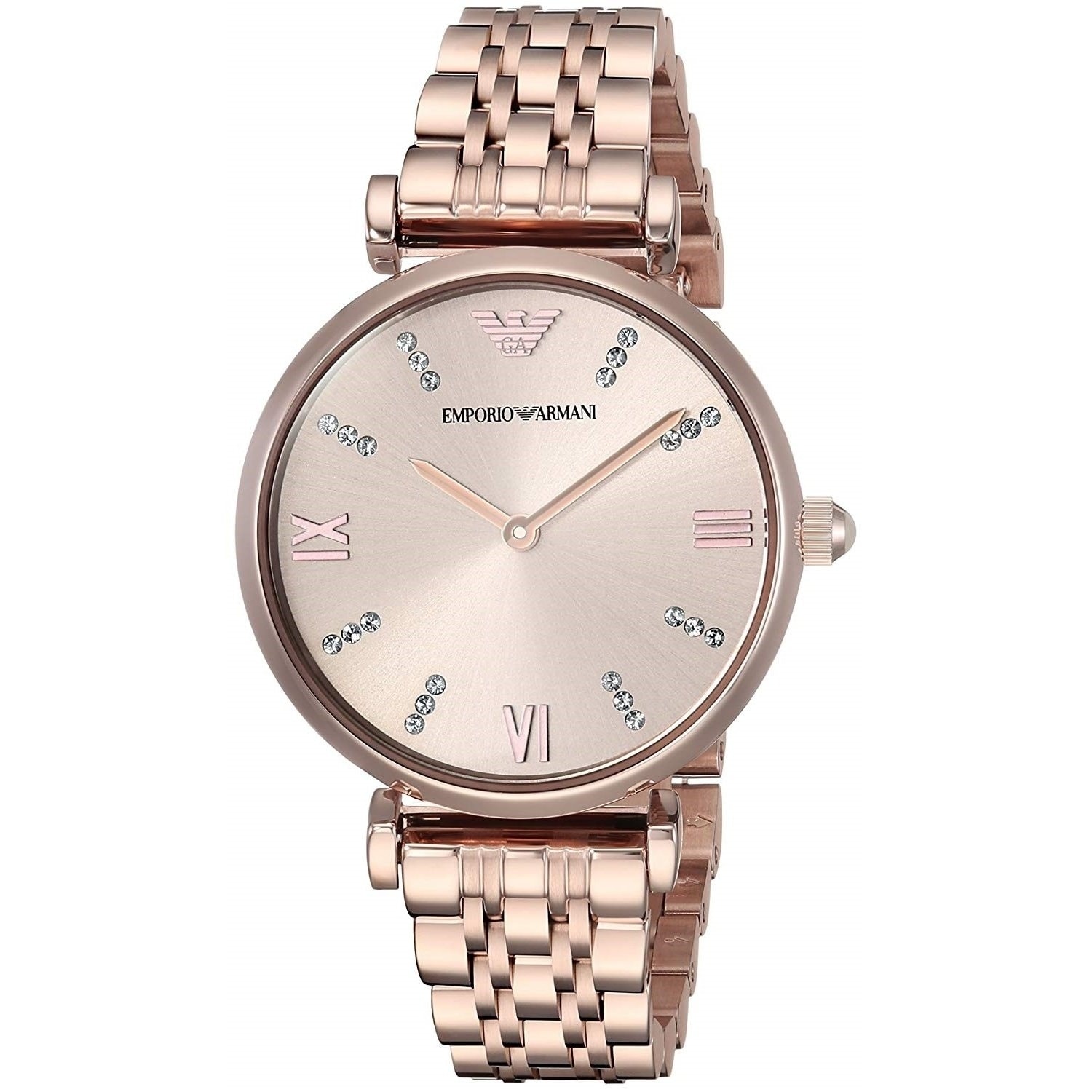 armani watch gold and silver