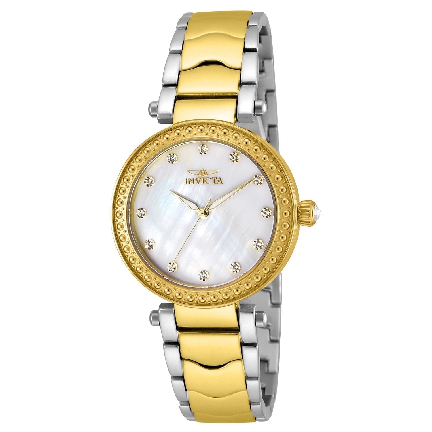 Invicta Women's 23965 'Wildflower' Gold-Tone and Silver Stainless Steel Watch