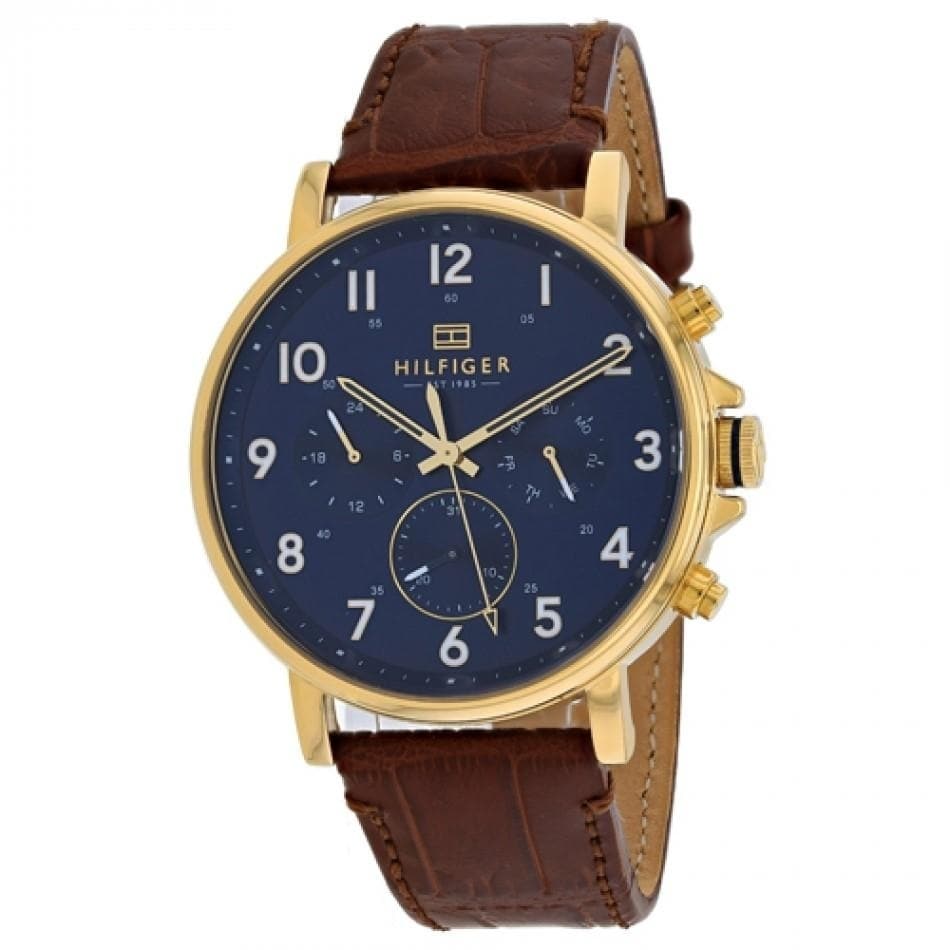 tommy hilfiger dual time gents watch