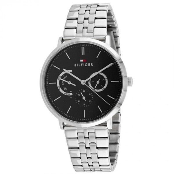 tommy hilfiger dane grey steel watch