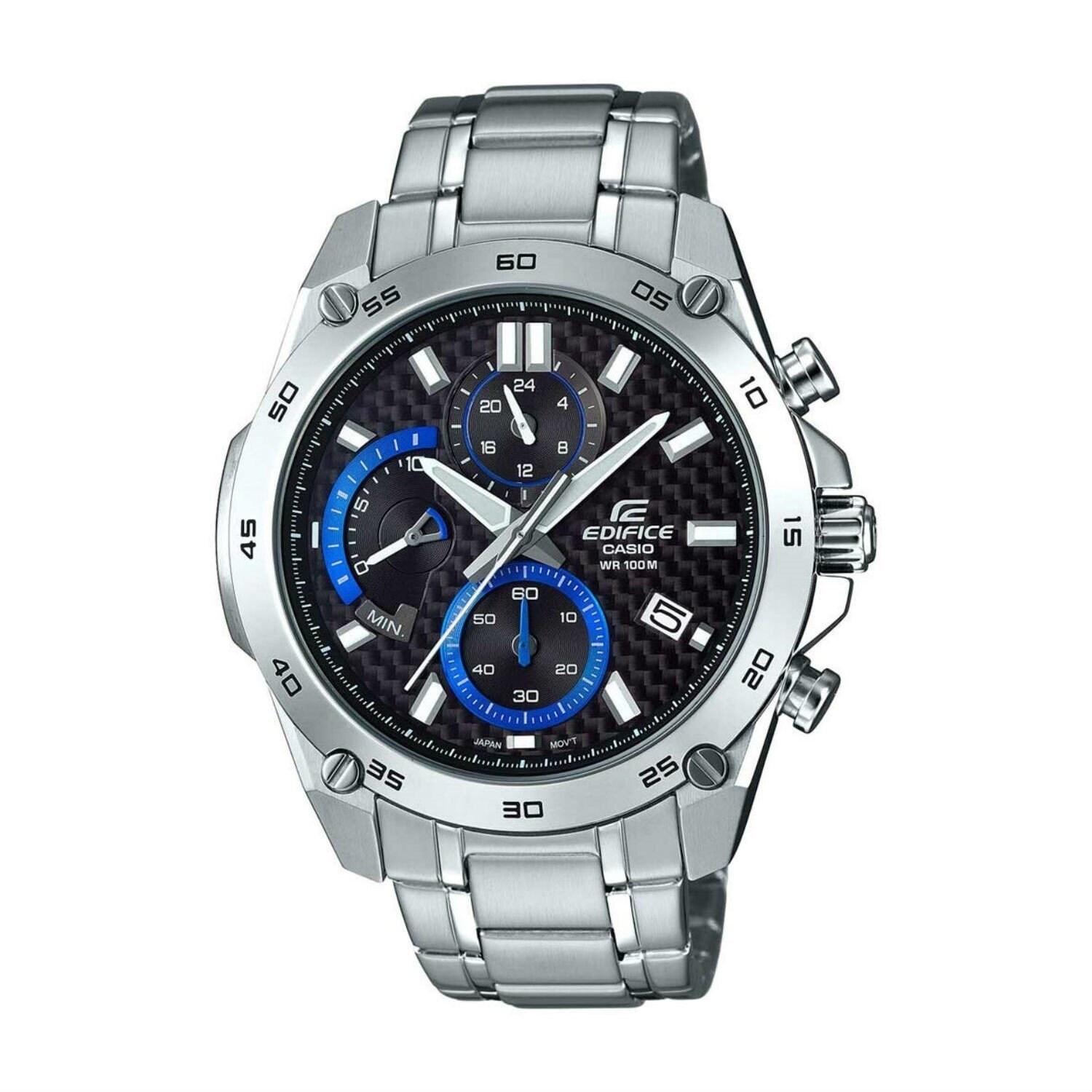 edifice g shock stainless steel dual time