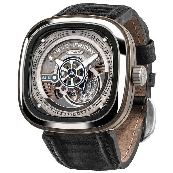 sevenfriday leather strap watch