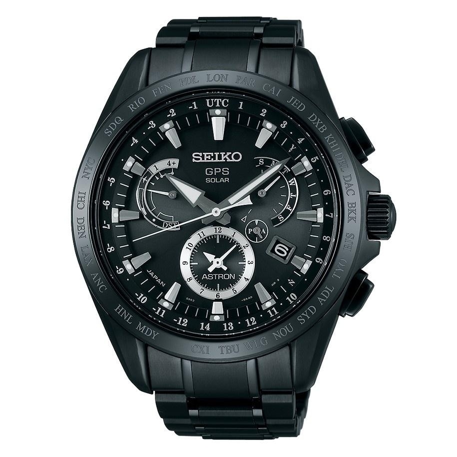 seiko black titanium watch