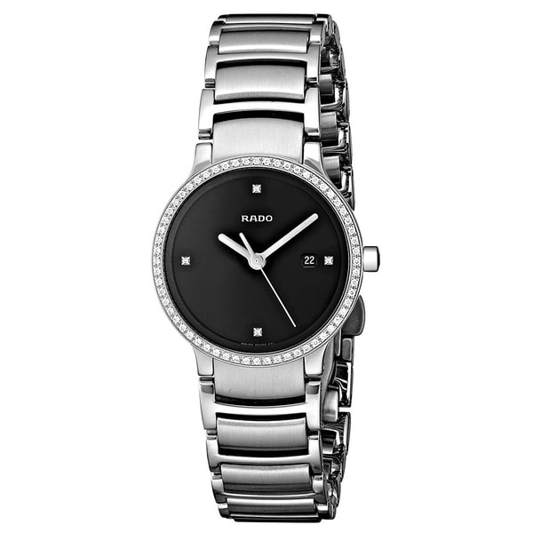 Rado Women's R30933713 'Centrix' Diamond Stainless Steel  