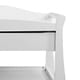 preview thumbnail 2 of 3, Wooden Changing Table with 1 Drawer and 2 Bottom Shelves, White