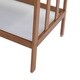 preview thumbnail 3 of 3, Wooden Changing Table with 2 Bottom Shelves and Slatted Sides, Brown