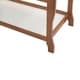 preview thumbnail 4 of 3, Wooden Changing Table with 1 Drawer and 2 Bottom Shelves, Brown