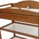 preview thumbnail 3 of 3, Wooden Changing Table with 1 Drawer and 2 Bottom Shelves, Brown