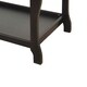 preview thumbnail 4 of 3, Black Wood Changing Table with 1 Drawer and 2 Shelves