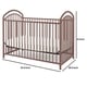 preview thumbnail 5 of 3, Metal 3 in 1 Full Size Twin Arched Crib with Grid Details, Dark Brown